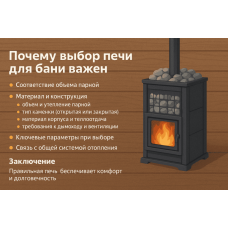 Как выбрать печь для бани