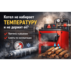 Что делать, если котел отопления не набирает температуру и не держит ее